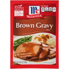 Mccormick, Brown Gravy Mix, 24x.87Oz
