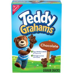Teddy Graham,  Snacks made with real Cocoa, 6x10Oz
