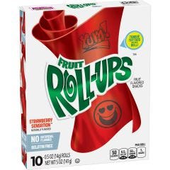 Betty Crocker, Fruit Roll-Ups Strawberry, 10x5Oz