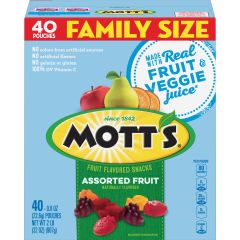 Mott's, Assorted Fruit Snacks , 4x32Oz