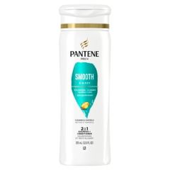 Pantene, Pro-V Smooth & Sleek 2 in 1 Shampoo + Conditioner, 6x12Fz