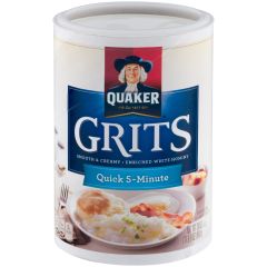 Quaker, Quick 5 Minute Grits, 12x24Oz