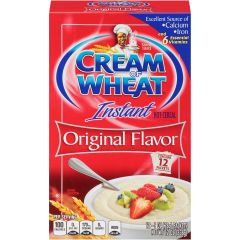 Cream of Wheat, Instant Hot Cereal, Original, 12x12Oz