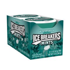 Ice Breakers, Wintergreen Mints, 8x1.5Oz