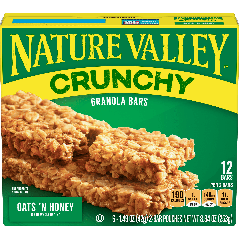 Nature Valley, Granola Bars Oats 'N Honey, 12x8.94Oz