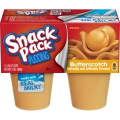 Snack Pack, Butterscotch 4 Pack, 12x13Oz