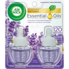 Air Wick, Plug In Scented Oil With Essential Oils Freshener Lavender & Chamomile, 6x1.34Fz