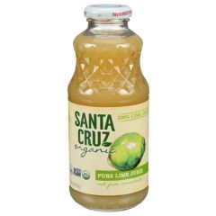 Santa Cruz Juice Lime 100% Org, 8/16FO