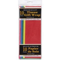 Unique, Tissue Sheets Assorted, 12x10Ct