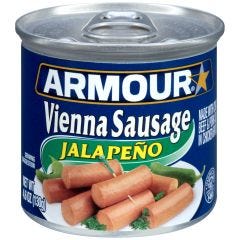Armour , Sausage Vienna Jalapeno, 24x4.6Oz