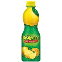 Realemon,  100% Lemon Juice Natural Strength From Concentrate, 12x8Fz