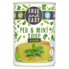 Free and Easy Organic Pea & Mint Soup 6x400g