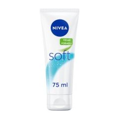 Nivea Soft Moisturiser Face Body & Hands, 6x75ml