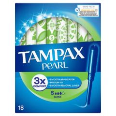 Tampax Pearl Super Tampons With Applicator, 4x18ct