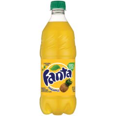 Fanta Pineapple Bottles, 20 fl oz, 24 Pack