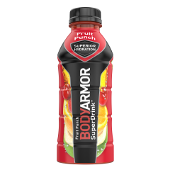 BODYARMOR Fruit Punch Bottles, 16 fl oz, 12 Pack