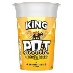Pot Noodle King Pot Noodle Original Curry 12X114 G