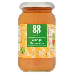 Co-Op Fine Cut Orange Marmalade 6X420G