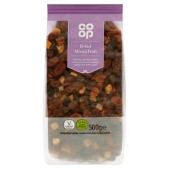 Co-op Dried Mixed Fruit , 6x500g