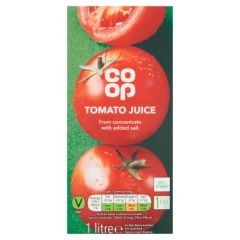 Co-Op Tomato Juice , 12X1Ltr