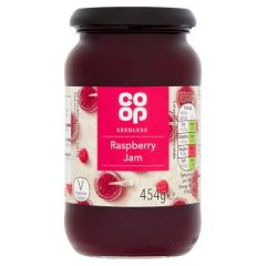 Co-op Seedless Raspberry Jam 6x420g