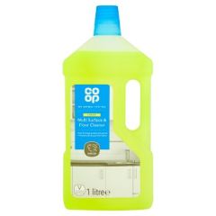 Co-op Multi Surface & Floor Cleaner Lemon 8x1Ltr