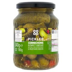 Co-op Pickled Baby Gherkins in SW 6x340g