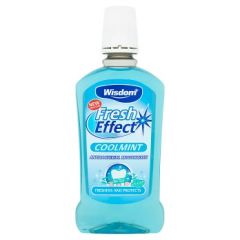 Wisdom Fresh Effect Coolmint Antibacterial Mouthwash 8x500ml