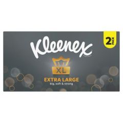 Kleenex Extra Large Tissues Even Bigger Tissues For When You Need A Little Extra, Twin Pack, 8x2x90ct