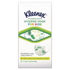 Kleenex, Proactive Care Hygiene Face Masks Kids Size, 10x5pack
