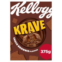 Kellogg's Krave Choco Brownie Breakfast Cereal 6x375G