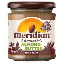 Meridian 100% Nuts Almond Butter Smooth 6X170G