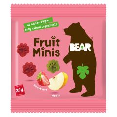 Bear, Fruit Minis Strawberry+Apple, 18x20g
