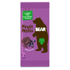 Bear, Fruit Rolls Blakcurant, 18x20g