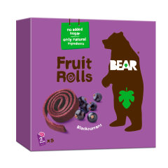 Bear, Fruit Rolls Blakcurant, 6x5x20g