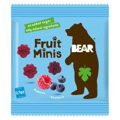 Bear, Fruit Minis Raspberry+Blueberry, 18x20g