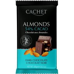 Dark Chocolate & Almonds Bag 15% 12x300Gr