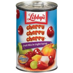 Libby's, Cherry Cherry Cherry! Fruit Mix In Light Syrup, 12x15OZ