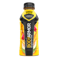 BODYARMOR Tropical Punch Bottles, 16 fl oz, 12 Pack
