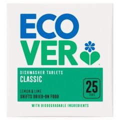 Ecover Classic Dishwasher Tablets 25 Citrus Fragrance Tablets, 6x500g