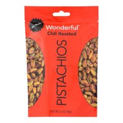 Wonderful Pistachios Chili Roasted No Shell, 10x5.5Oz