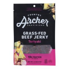 Country Archer Jerky Beef Teriyaki, 12x2.5Oz