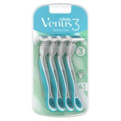 Venus3 Sensitive Women'S Disposable Razors, 6x4pack