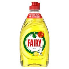 Fairy Washing Up Liquid Lemon With Liftaction, 10x320ml