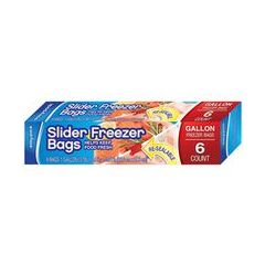 Easy-Pack, Gallon Freezer Slider Bags, 6x6Ct