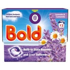Bold Pods Washing Liquid Capsules 13 Washes Lavender & Camomile 4x13'S