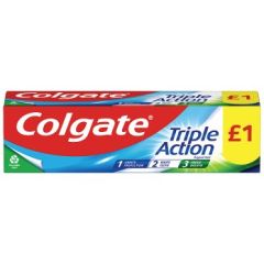 Colgate Triple Action Toothpaste, 12x75ml