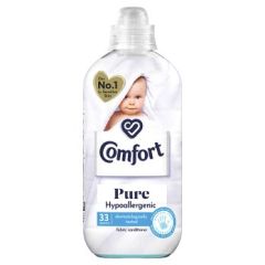 Comfort Sensitive Fabric Conditioner Pure 33 Washes, 8x990ml