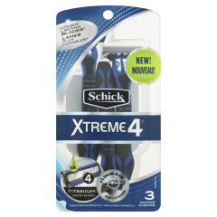 Schick, Xtreme 4 Razors , 3x3Ct