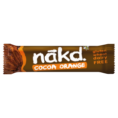 Nakd Bar Cocoa Orange Gluten Free 18x35g